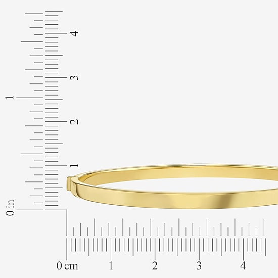 Unisex Adult 14K Gold Bangle Bracelet