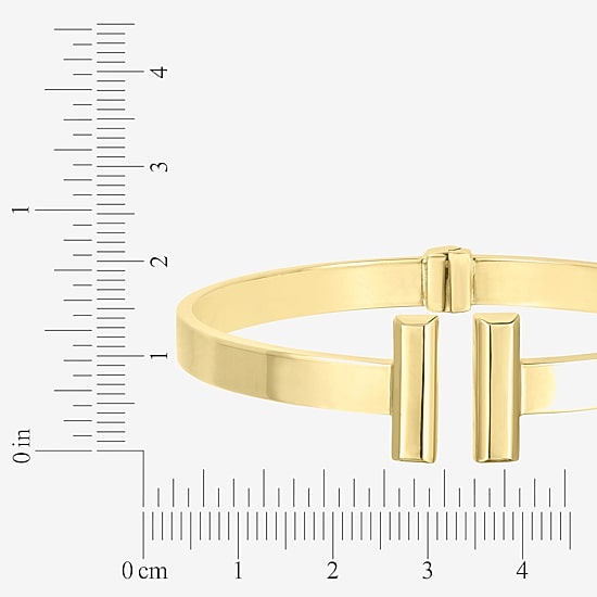 Unisex Adult 14K Gold Bangle Bracelet