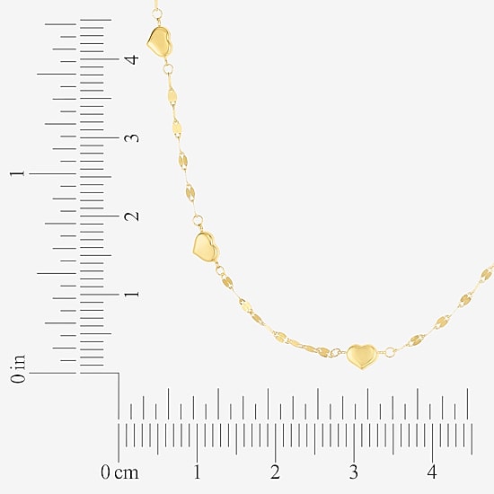 Gold Addiction Womens 14K Gold 18 Inch Chain Necklace
