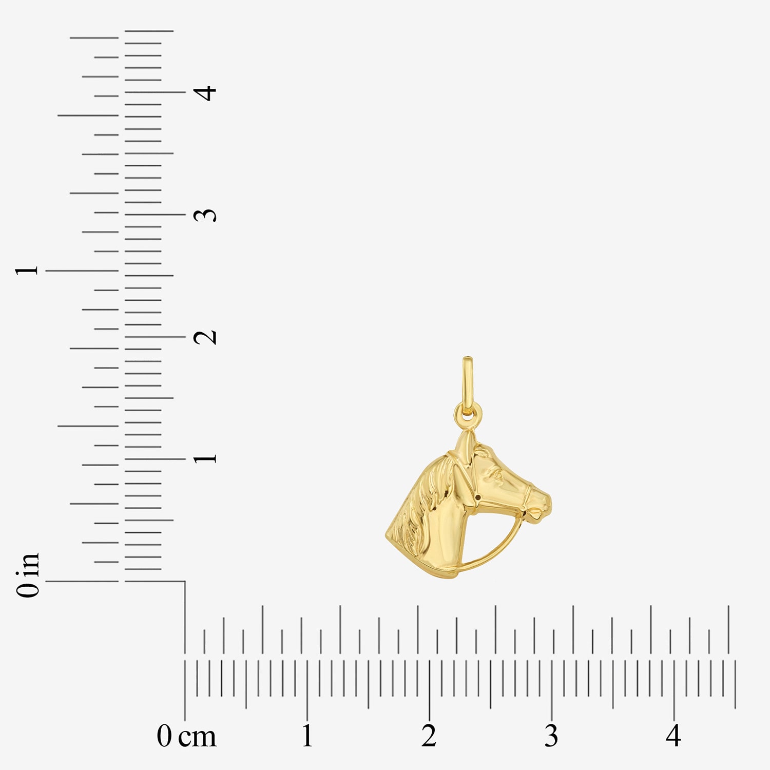 Horse Unisex Adult 14K Gold Pendant