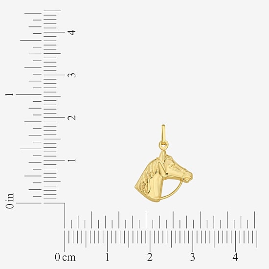 Horse Unisex Adult 14K Gold Pendant