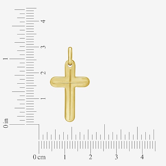 Religious Jewelry Cross Unisex Adult 14K Gold Cross Pendant