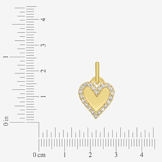 Unisex Adult 14K Gold Heart Pendant