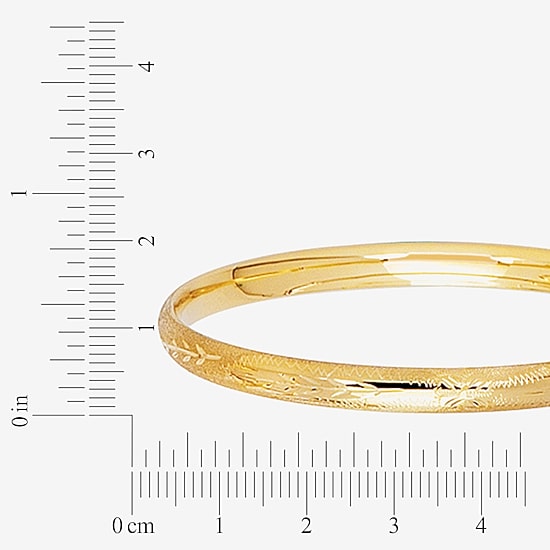 Girls 14K Gold Bangle Bracelet
