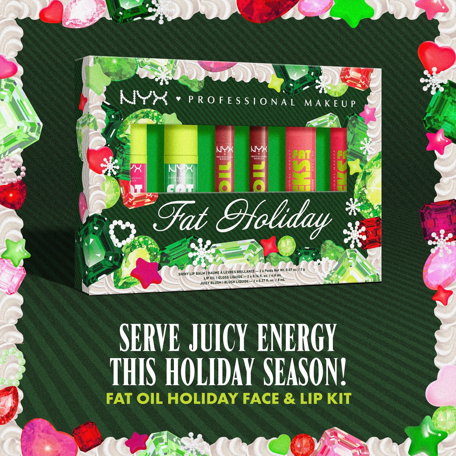 NYX Professional Makeup Fat Oil Kit (value $64)