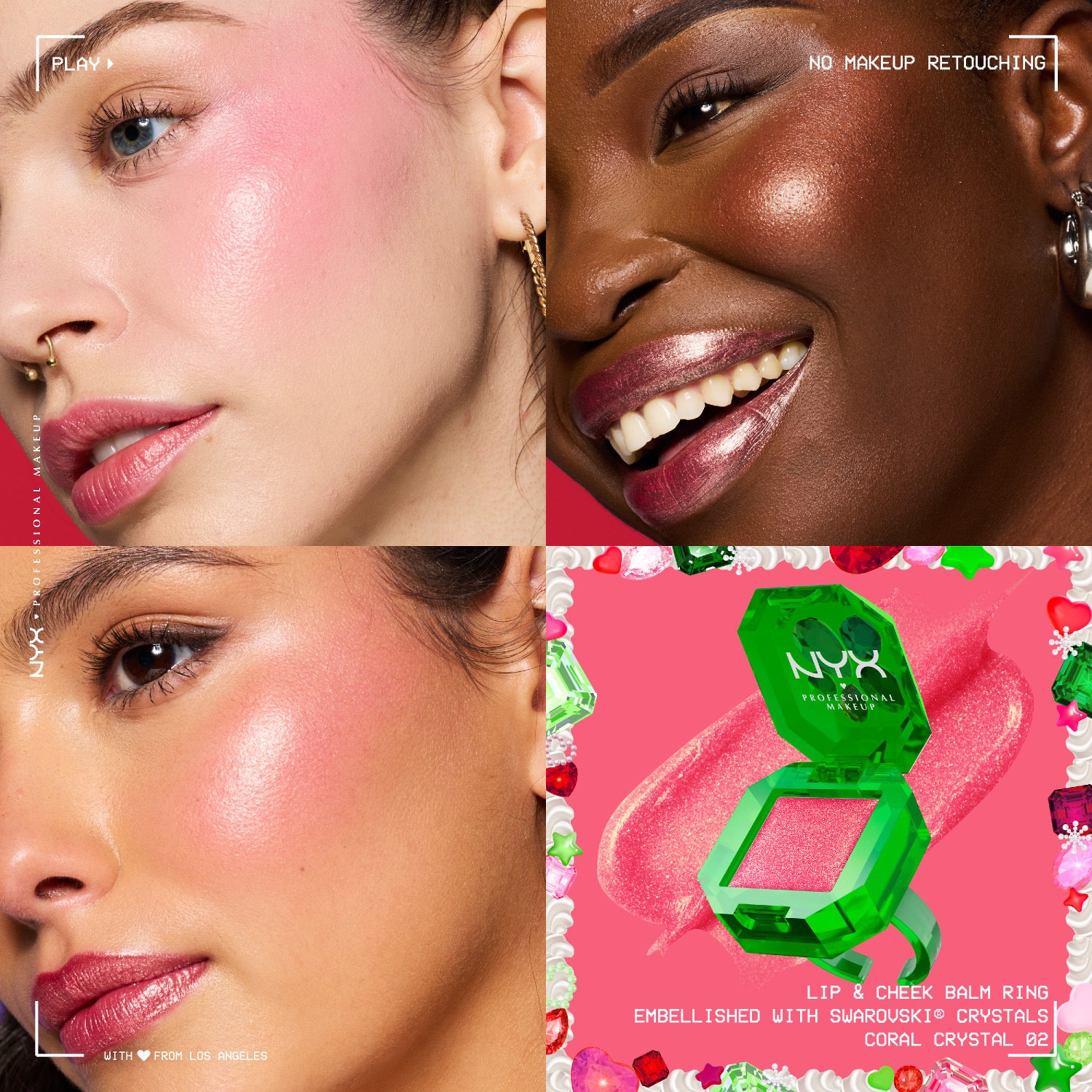NYX Professional Makeup Crystal Endorned Ring Lip Cheek