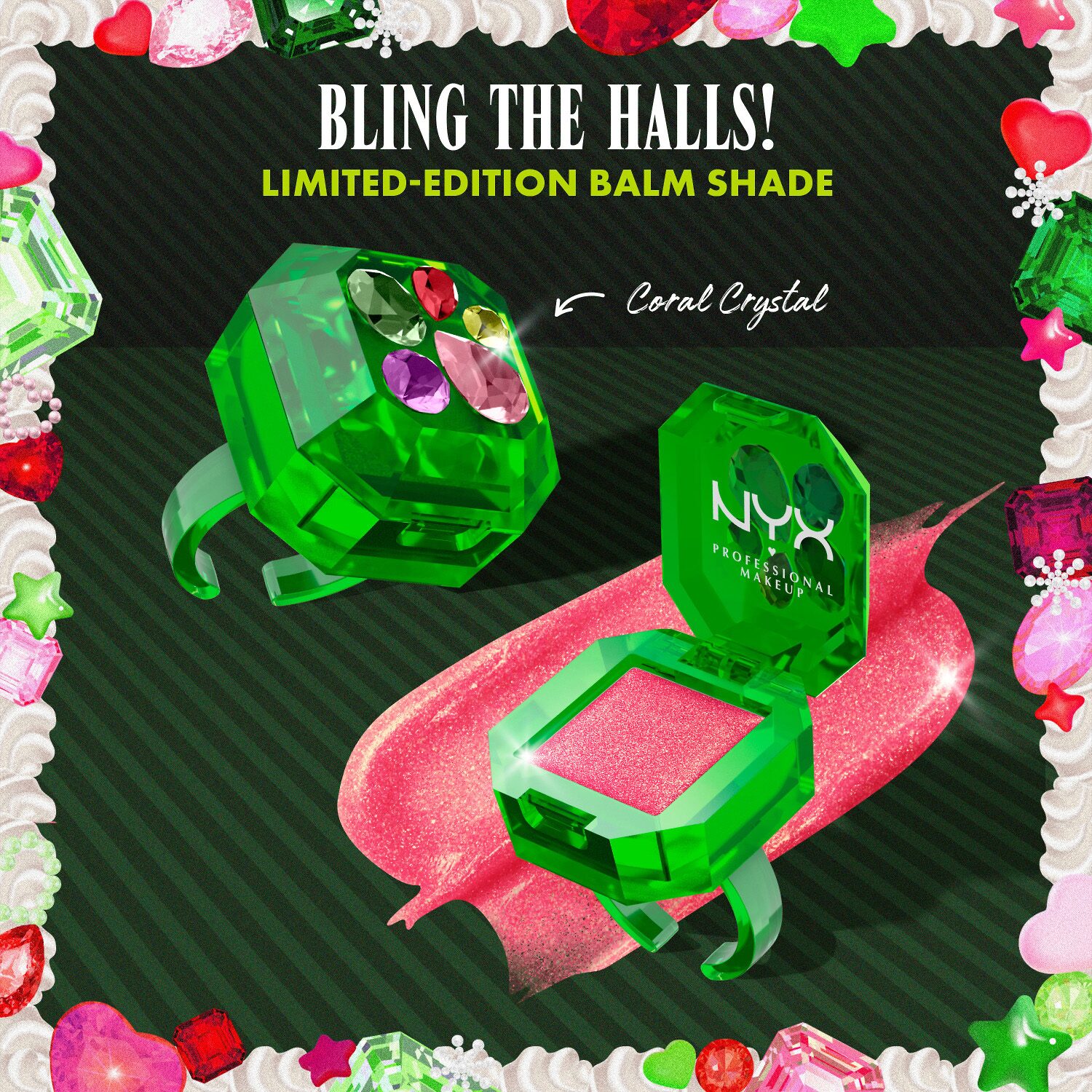 NYX Professional Makeup Crystal Endorned Ring Lip Cheek