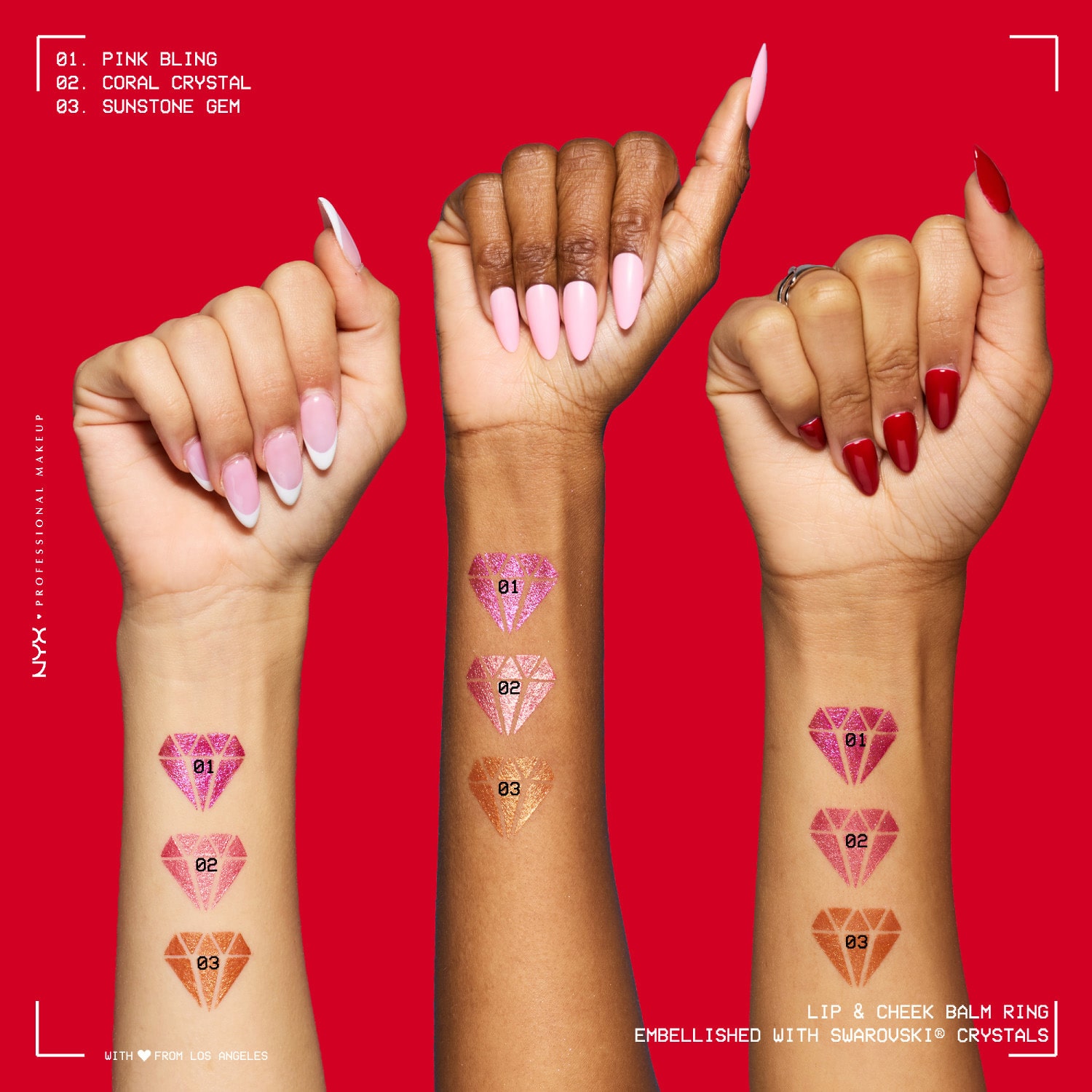 NYX Professional Makeup Crystal Endorned Ring Lip Cheek