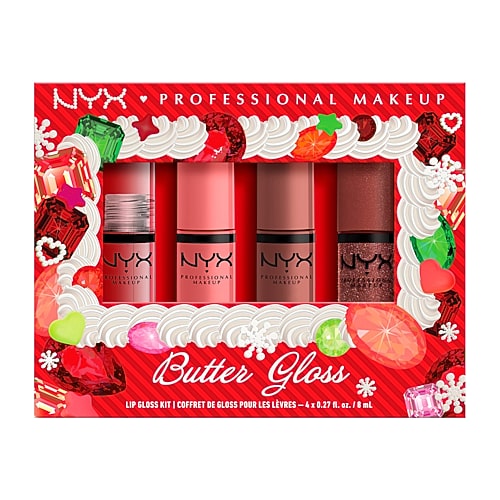 NYX Professional Makeup Butter Gloss Lip Gloss Kit (value $24), One Size, Multiple Colors