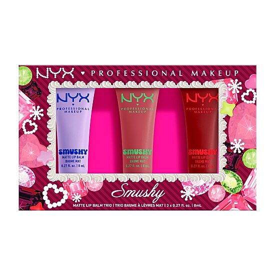 NYX Professional Makeup Smush Matte Lip Balm Trio (value $27)