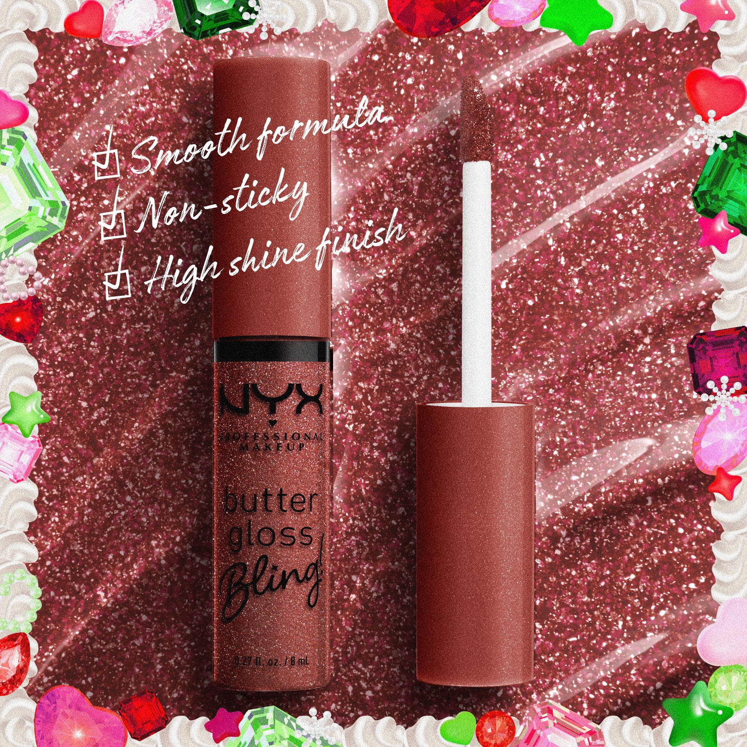 NYX Professional Makeup Butter Gloss Lip Gloss Kit (value $24)