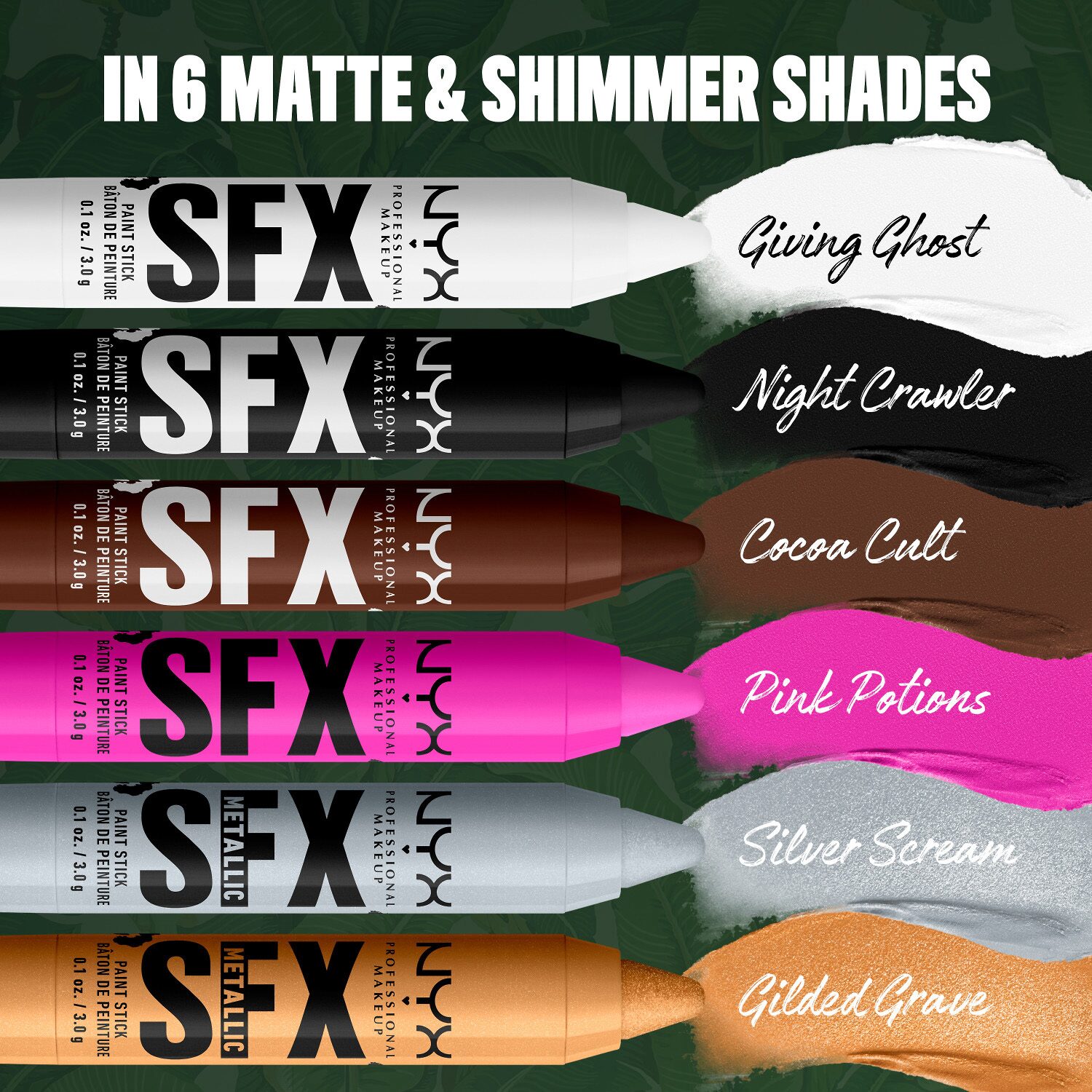 NYX Professional Makeup Party Animals SFX Face & Body Paint Sticks