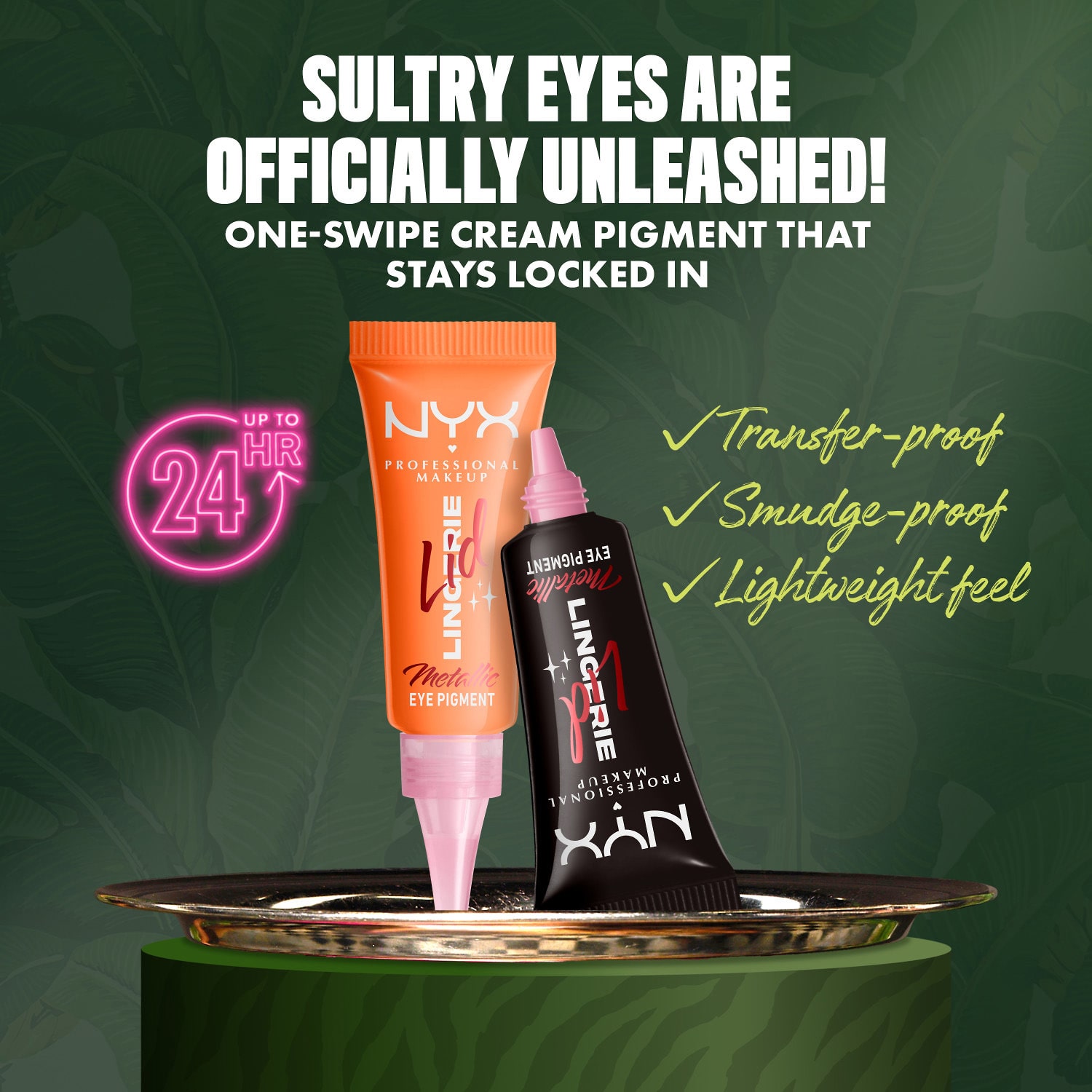 NYX Professional Party Animals Lid Lingerie Cream Eye Pigment