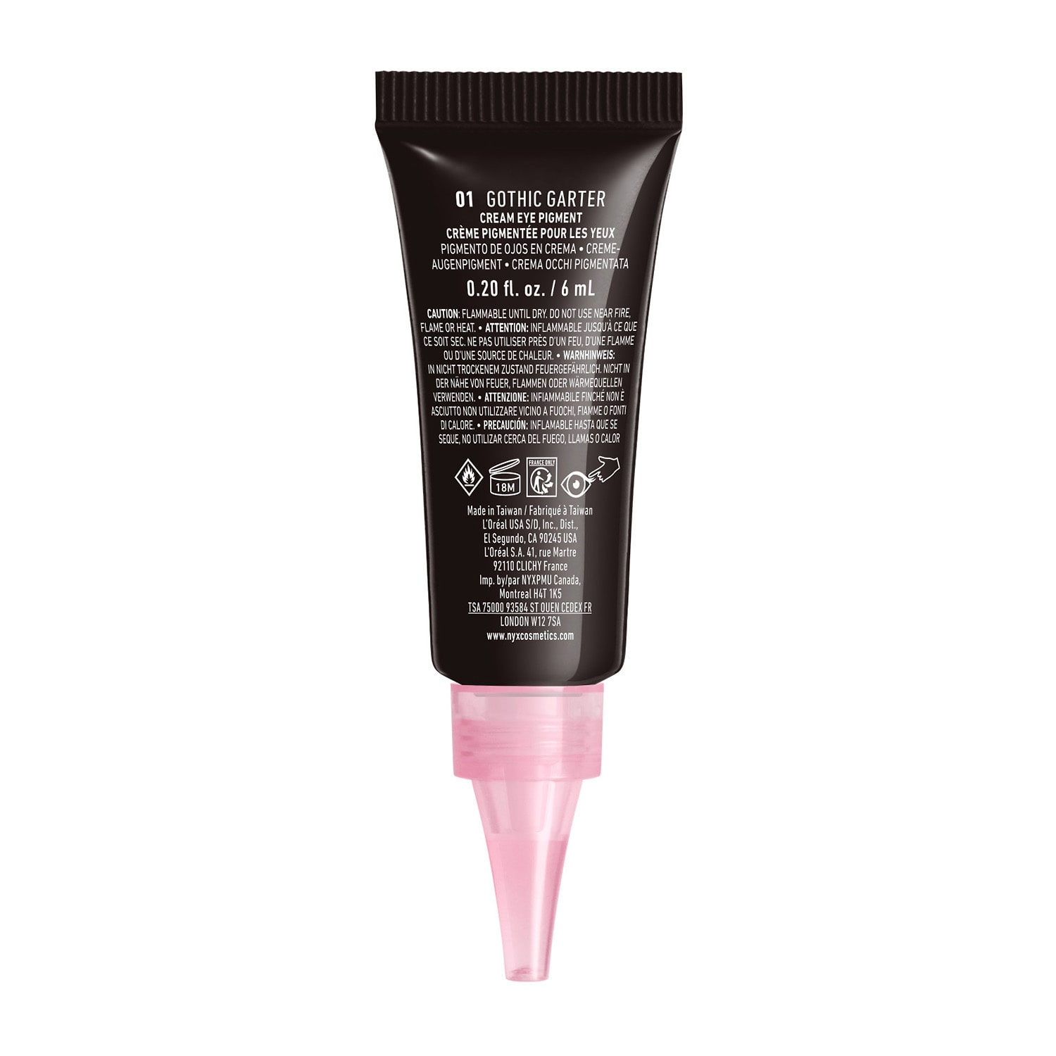 NYX Professional Party Animals Lid Lingerie Cream Eye Pigment