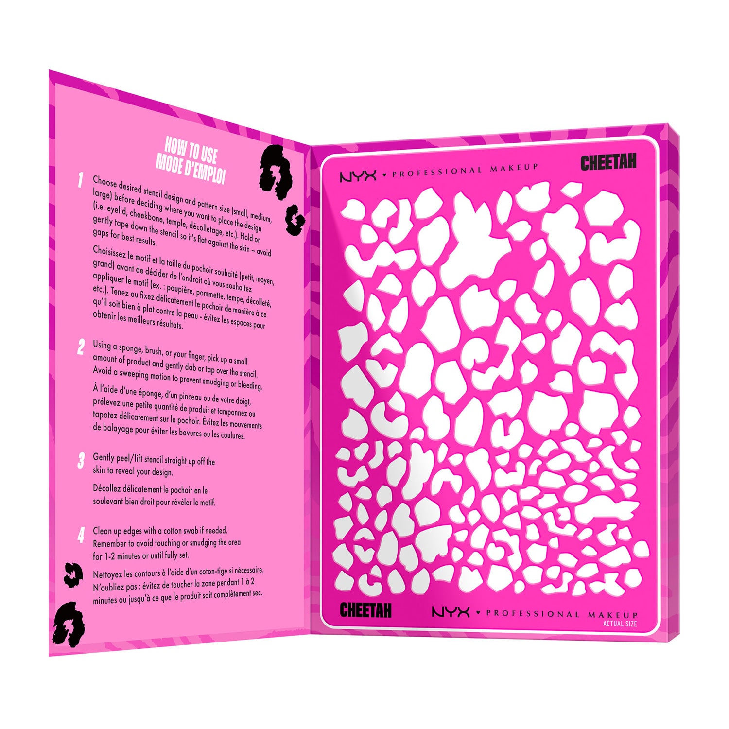 NYX Professional Makeup Party Animals Stencils Kit (Limited Edition)