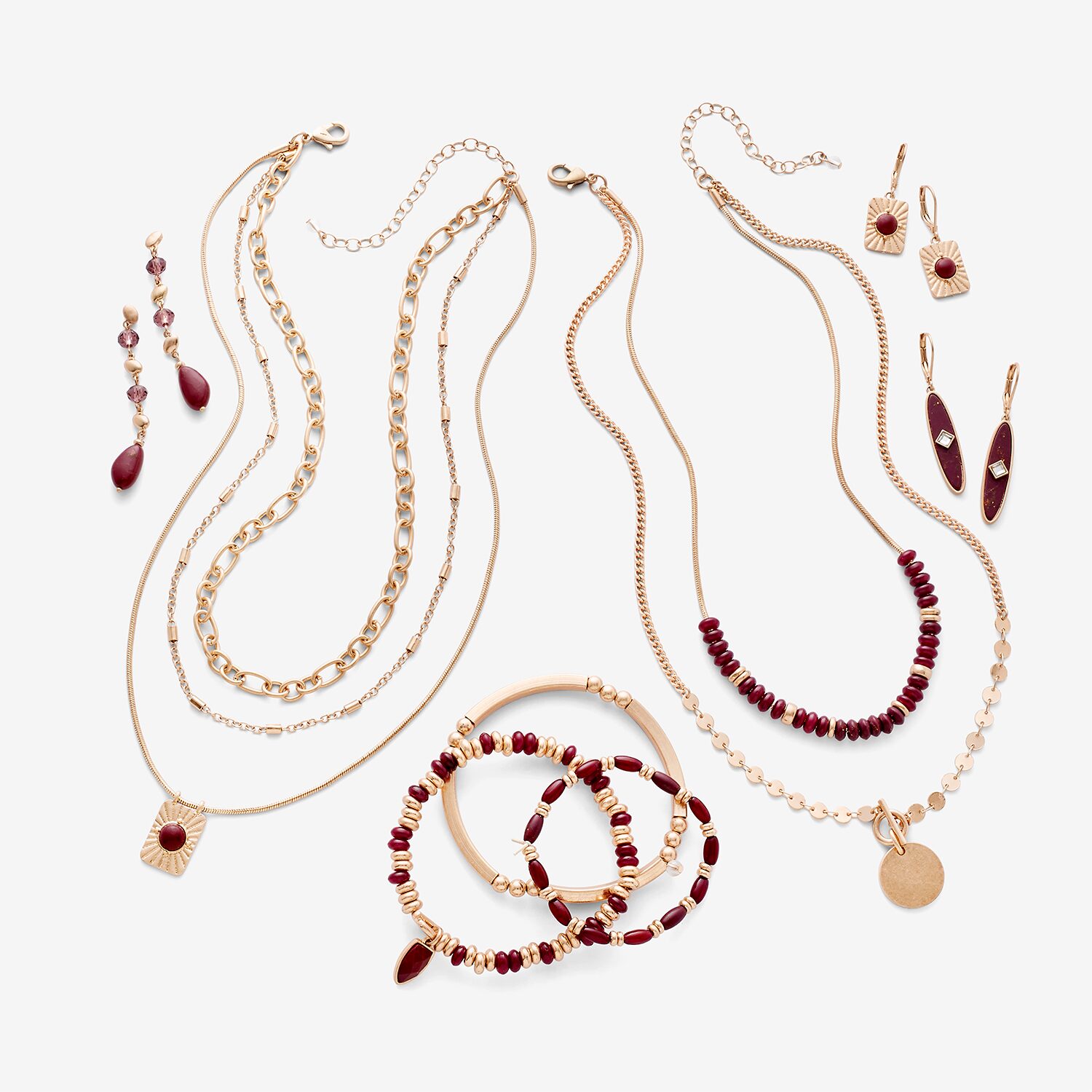 A.N.A Womens Drop Earrings