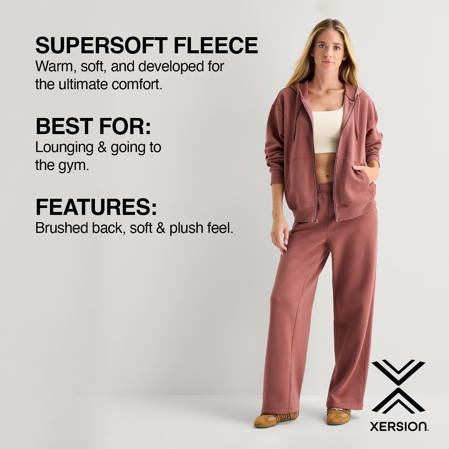 Xersion Womens Long Sleeve Zipper Active Petite Hoodie