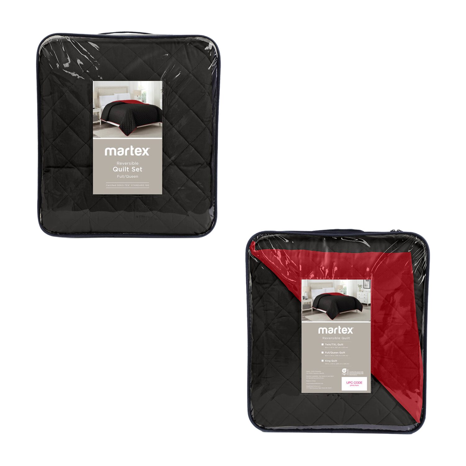 Martex Solid Reversible Coverlet