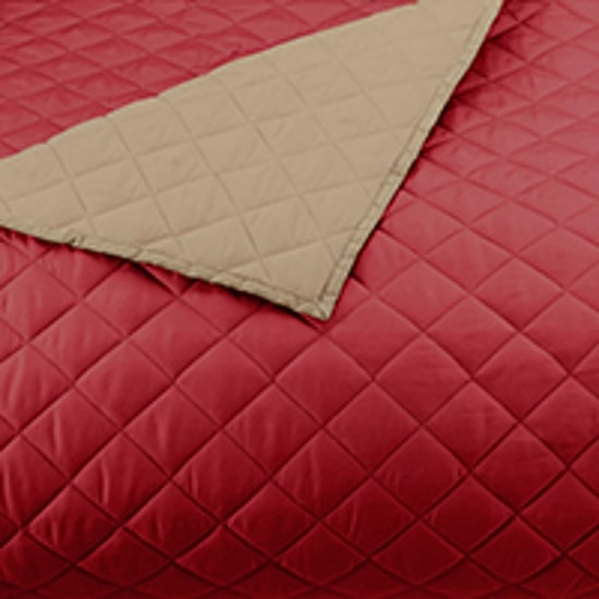 Martex Solid Reversible Coverlet
