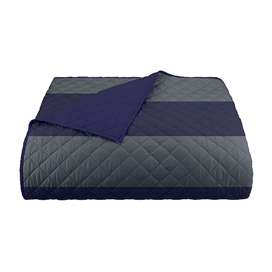 Martex Rugby Stripe Coverlet