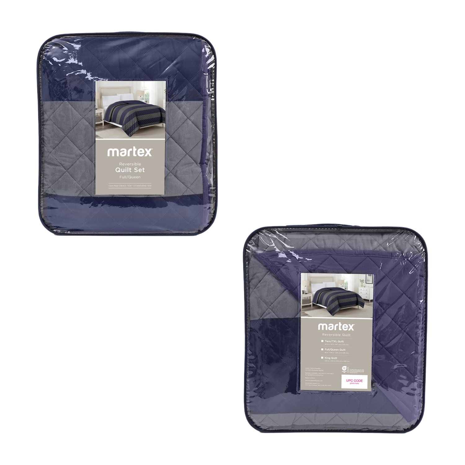 Martex Rugby Stripe Coverlet