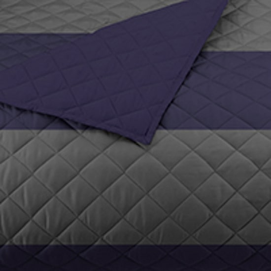 Martex Rugby Stripe Coverlet