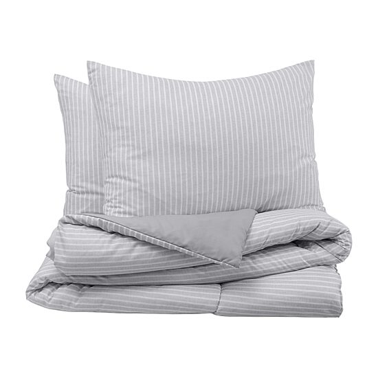 Martex Pinstripe Midweight Comforter Set