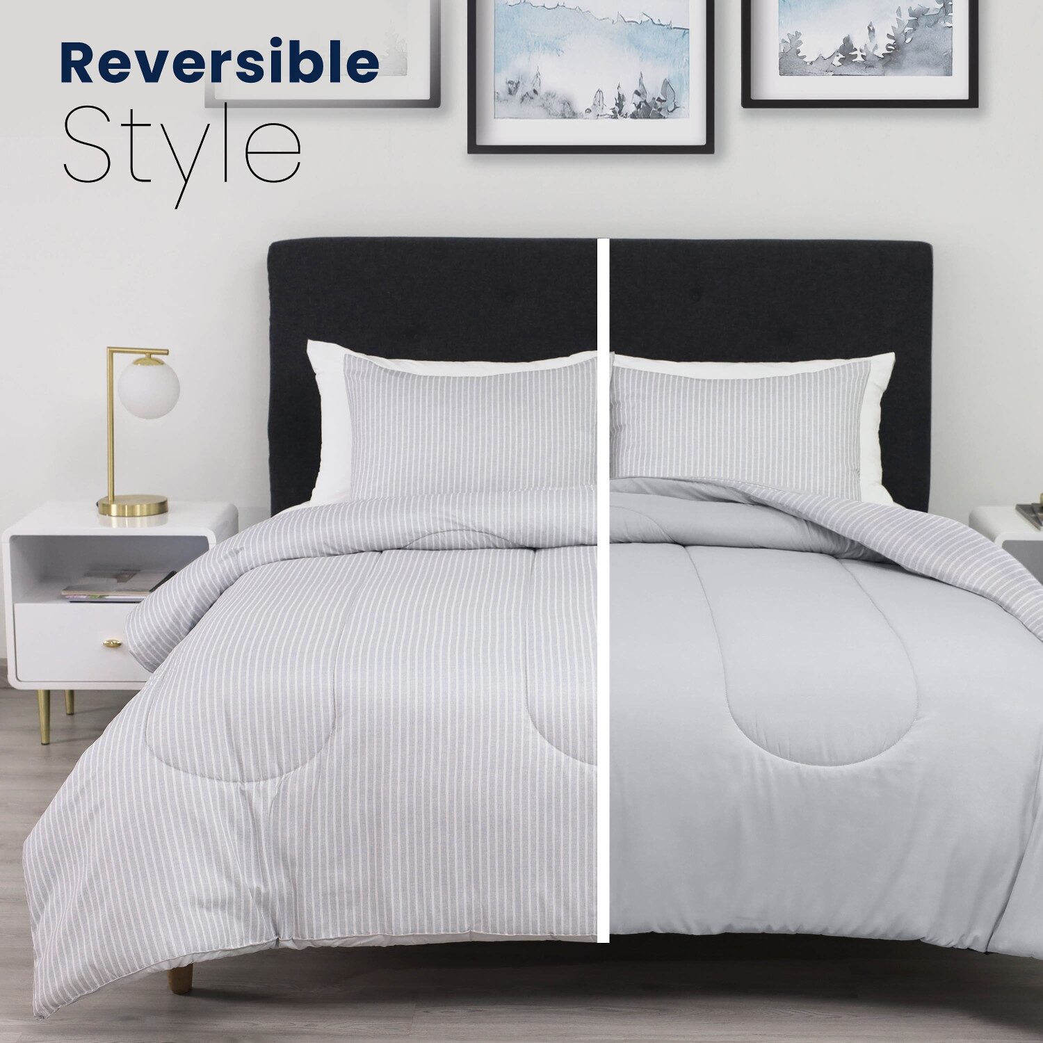 Martex Pinstripe Midweight Comforter Set