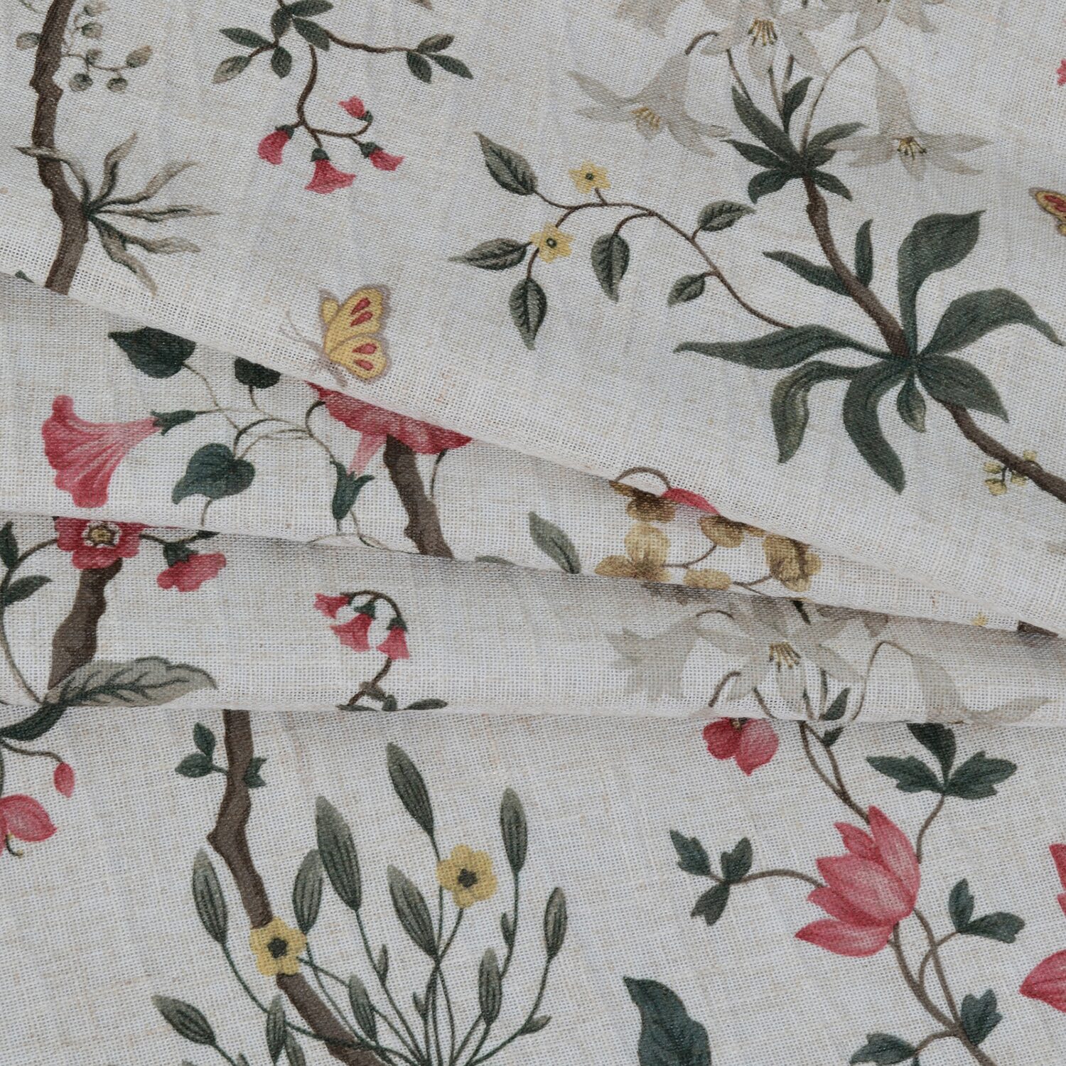 Max Blackout Crestview Crushed Print Grommet Top 100% Single Curtain Panel