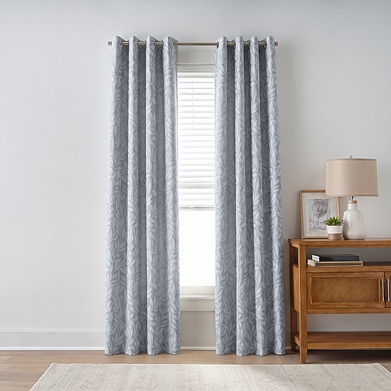 Regal Home Gilmore Grommet Top Energy Saving Light-Filtering Set of 2 Curtain Panel