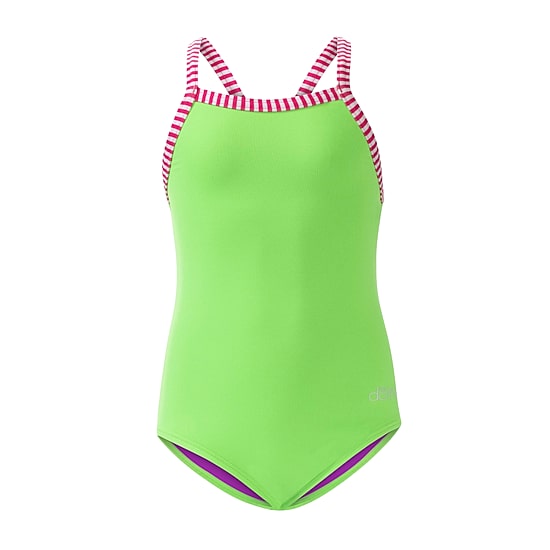 Dolfin Toddler Girls Easy-on + Easy-off Sleeveless One Piece Swimsuit