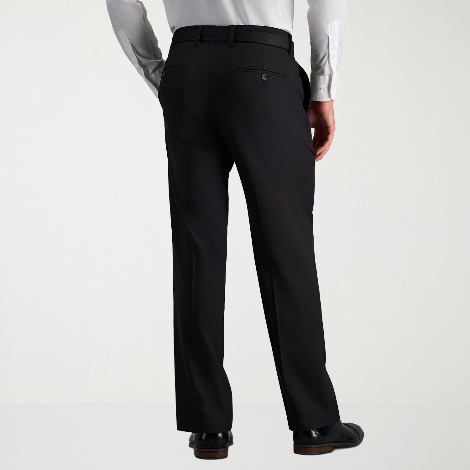 Haggar Premium Comfort Mens Straight Fit Dress Flat Front Pant