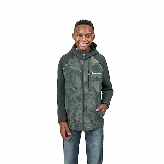 Free Country Little & Big Kid Boys Midweight Softshell Jacket
