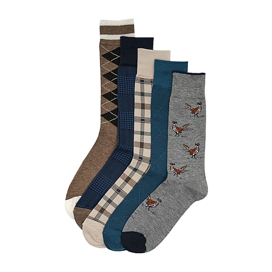Stafford Mens 5-pc. Crew Socks