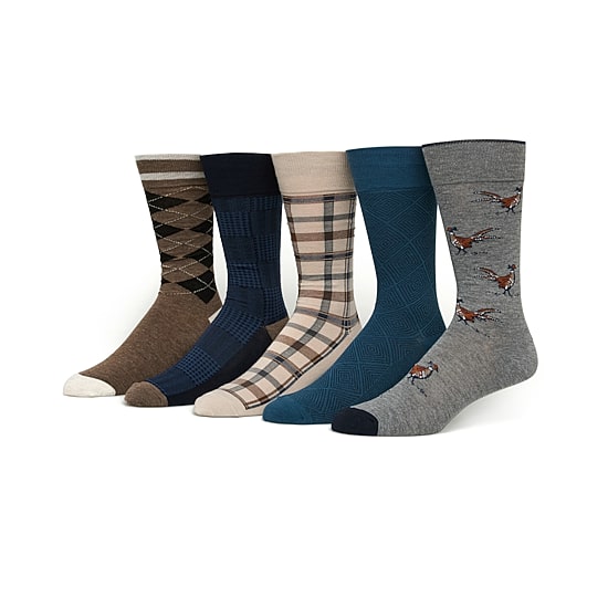Stafford Mens 5-pc. Crew Socks