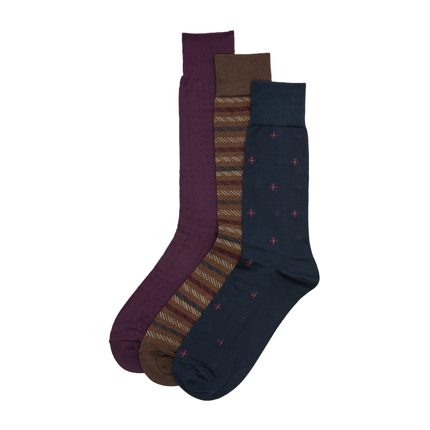 Stafford Mens 3-pc. Crew Socks