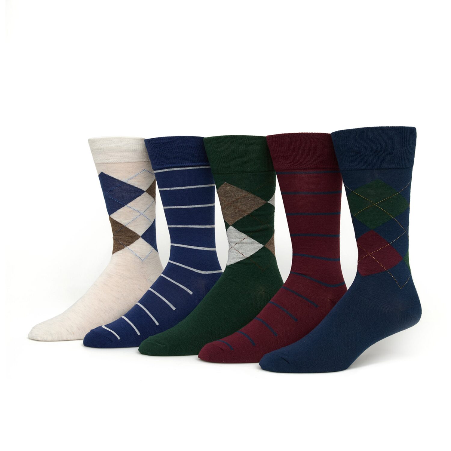 Stafford Mens 5-pc. Crew Socks