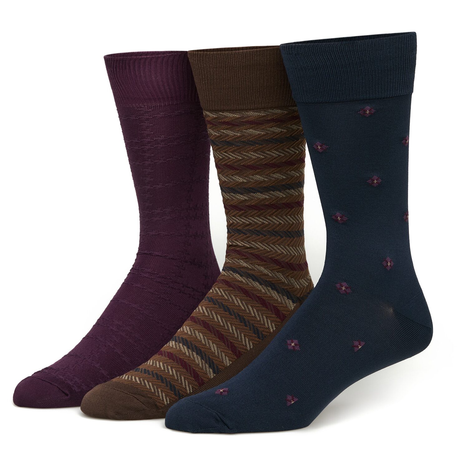 Stafford Mens 3-pc. Crew Socks