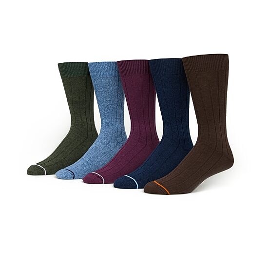 Stafford Mens 5-pc. Crew Socks