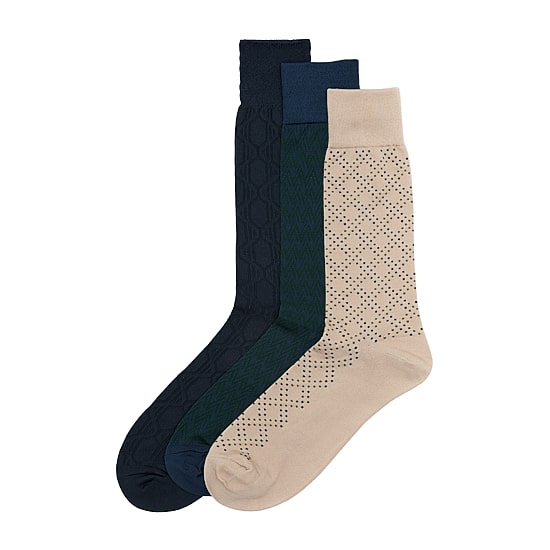 Stafford Mens 3-pc. Crew Socks