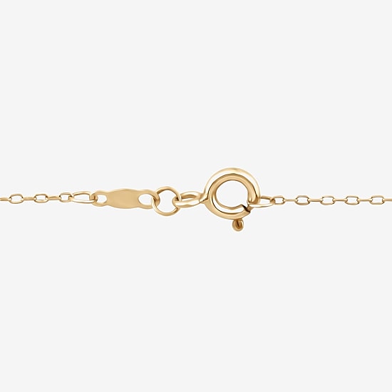 Religious Jewelry (F / Si2) Womens 1/2 CT. T.W. Lab Grown White Diamond 14K Gold Over Silver Cross 18 Inch Pendant Necklace