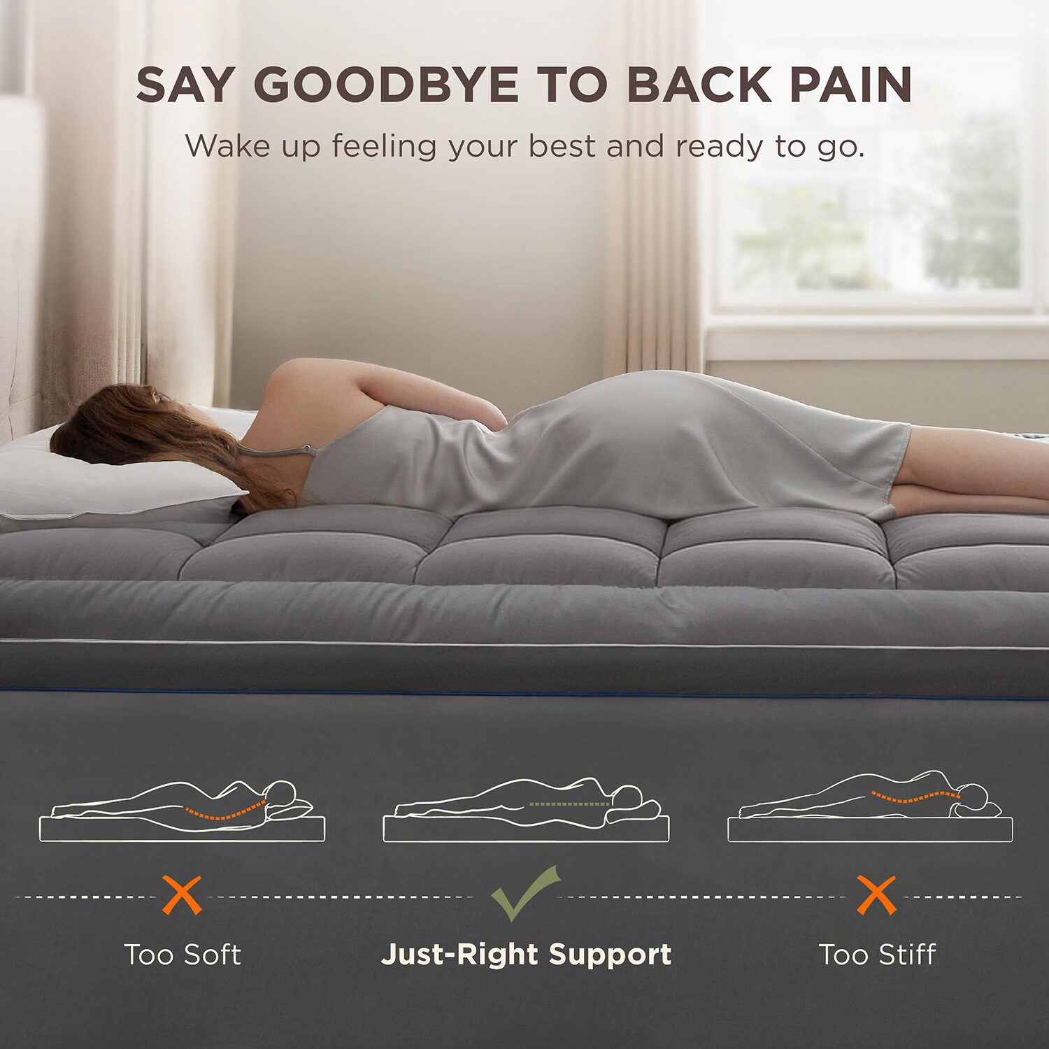 Bedsure® Overfilled Deep Pocket Mattress Pad