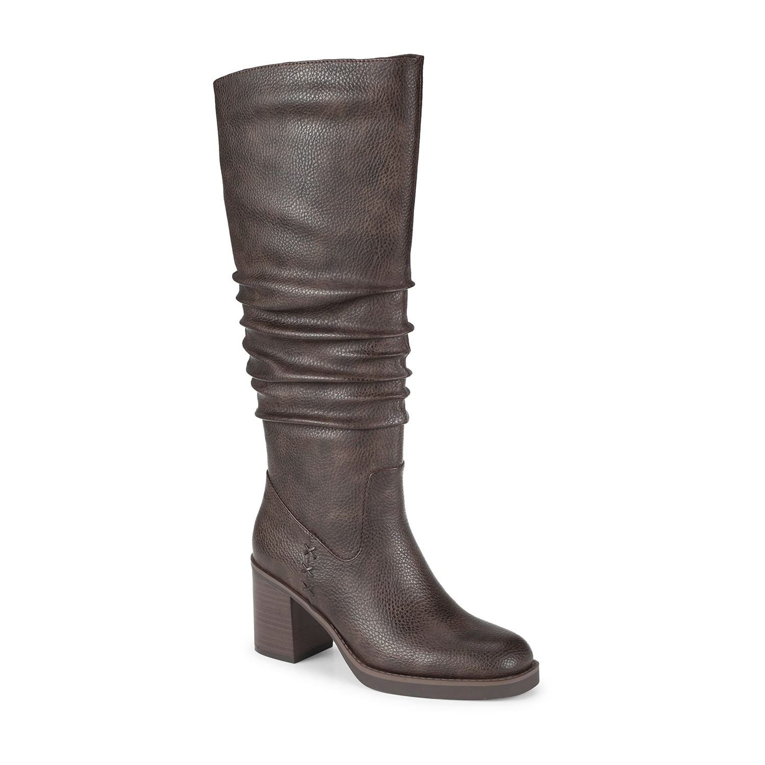 Baretraps Womens Bt Gingee Chunky Heel Riding Boots