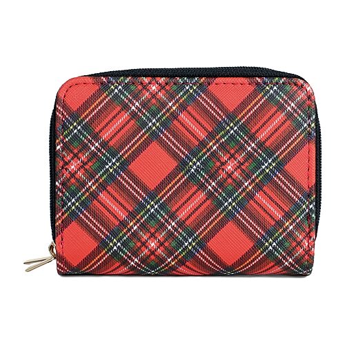 Julia Buxton Wizard Womens Indexer Wallet In Red