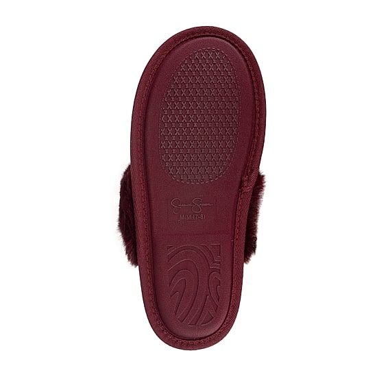 JS Jessica Simpson Rhinestone Scuff Womens Clog Slippers