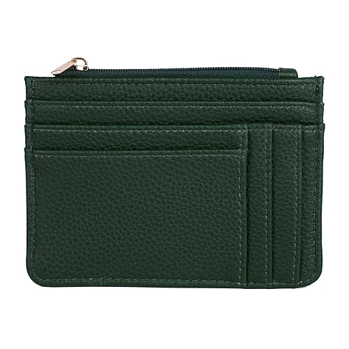 Julia Buxton Slot Coin Womens Wallet In Green