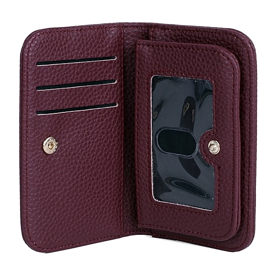 Julia Buxton Snap Womens Indexer Wallet