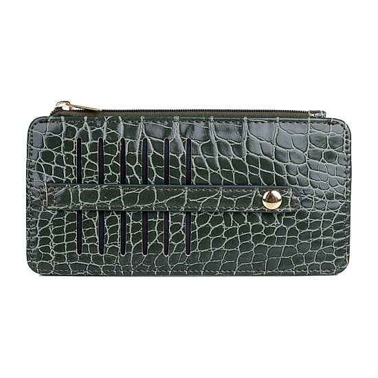 Julia Buxton Thin Womens Indexer Wallet