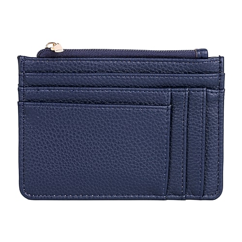 Julia Buxton Slot Coin Womens Wallet In Blue