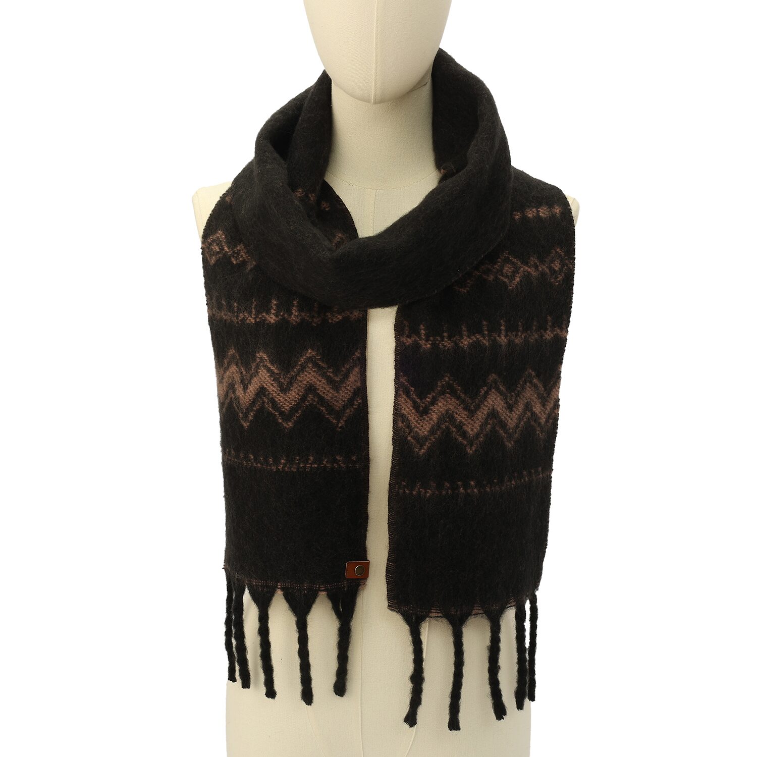 Frye and Co. Brushed Fairisle Oblong Scarf